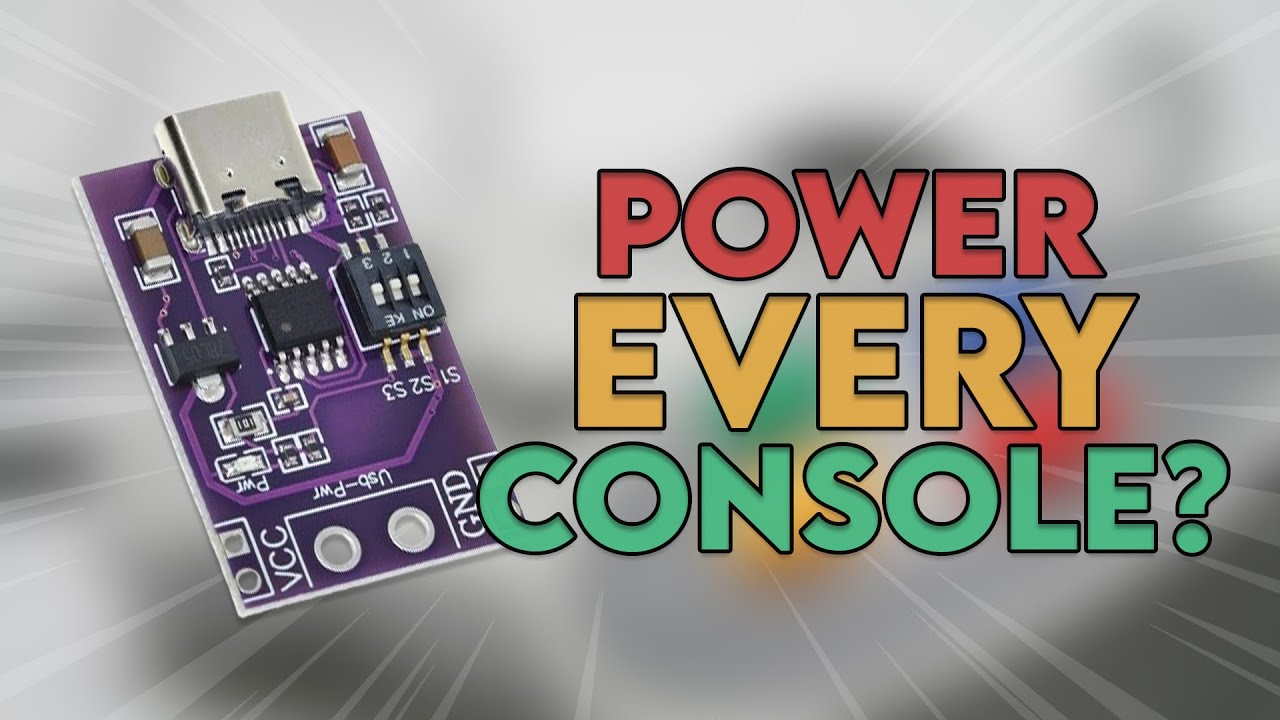 Преобразите любую консоль: руководство по моддингу USB-C Power Delivery PD!