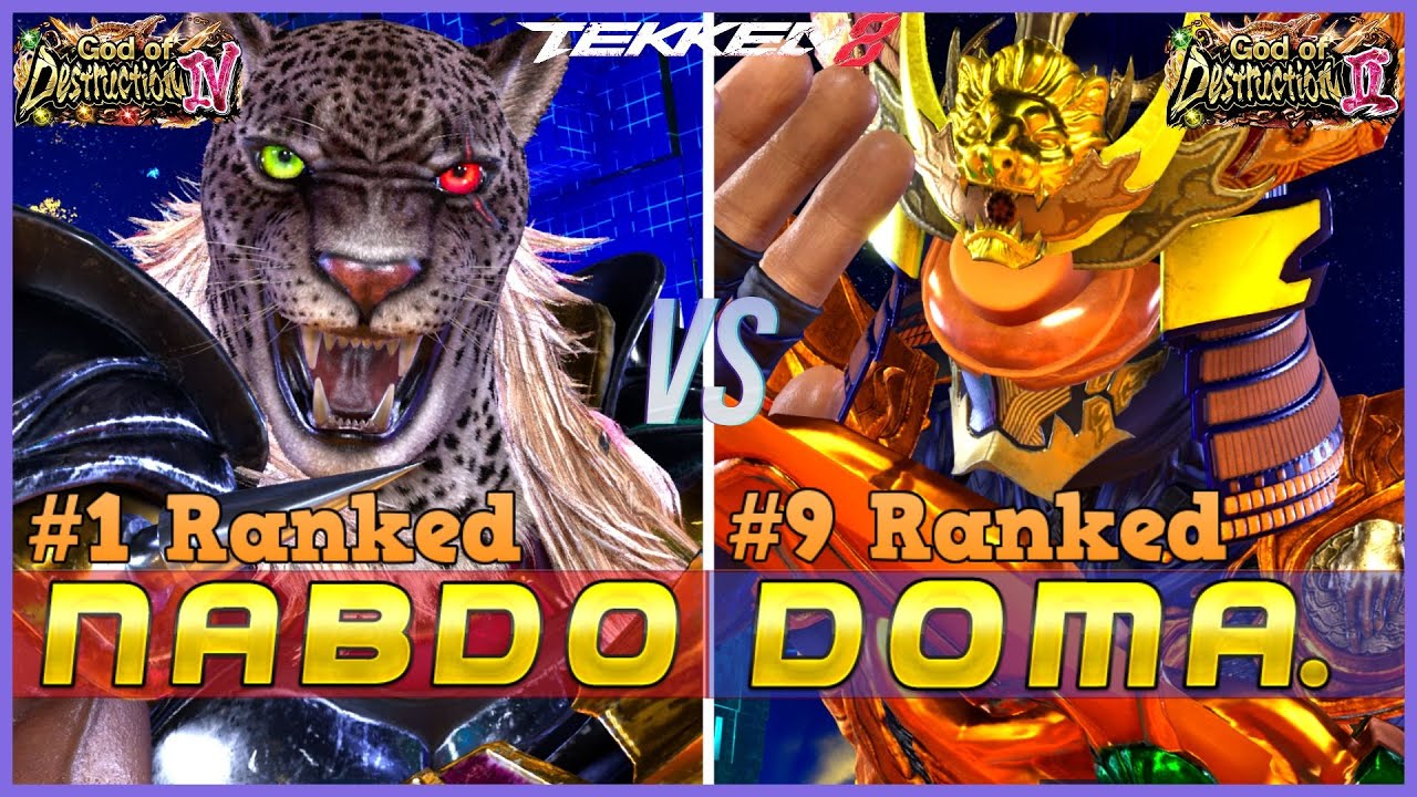 T8 ▰ DOMA (#1 Ranked Armor King) Vs NABDO (#9 Ranked Yoshimitsu) ▰ Tekken 8 High Level Gameplay