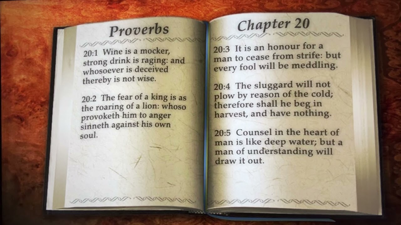 Proverbs Chapters 19 - 21
