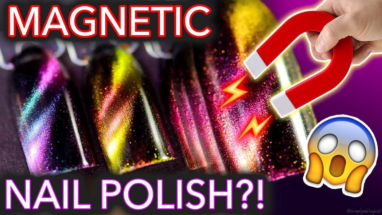 Magic MAGNETIC Nail Polish?!  (maybe don't wear metal)