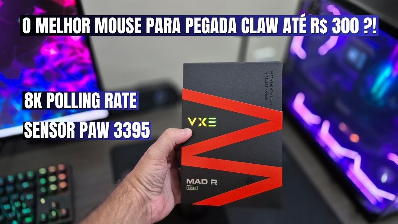 MOUSE MAD R+ UNBOXING E PRIMEIRAS IMPRESSÕES