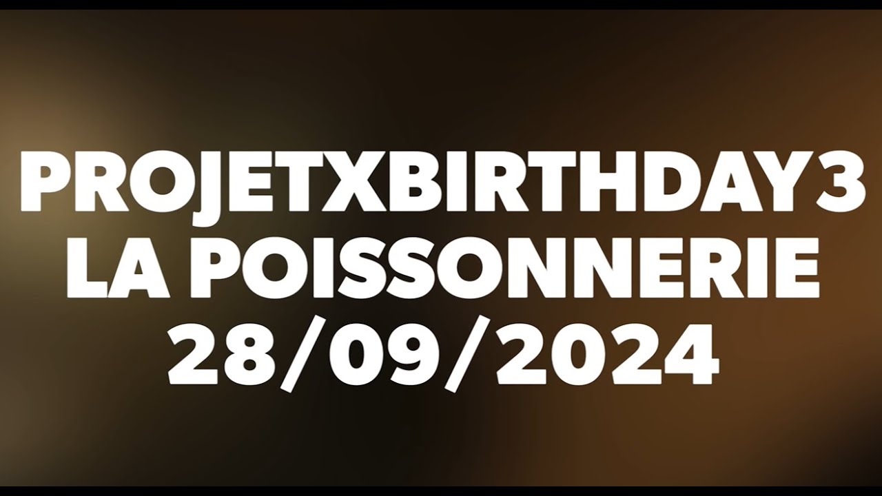 FUM - PROJETxBIRTHDAY3 @ LA POISSONNERIE (Don't Cross The Line + Punk's Still Alive)