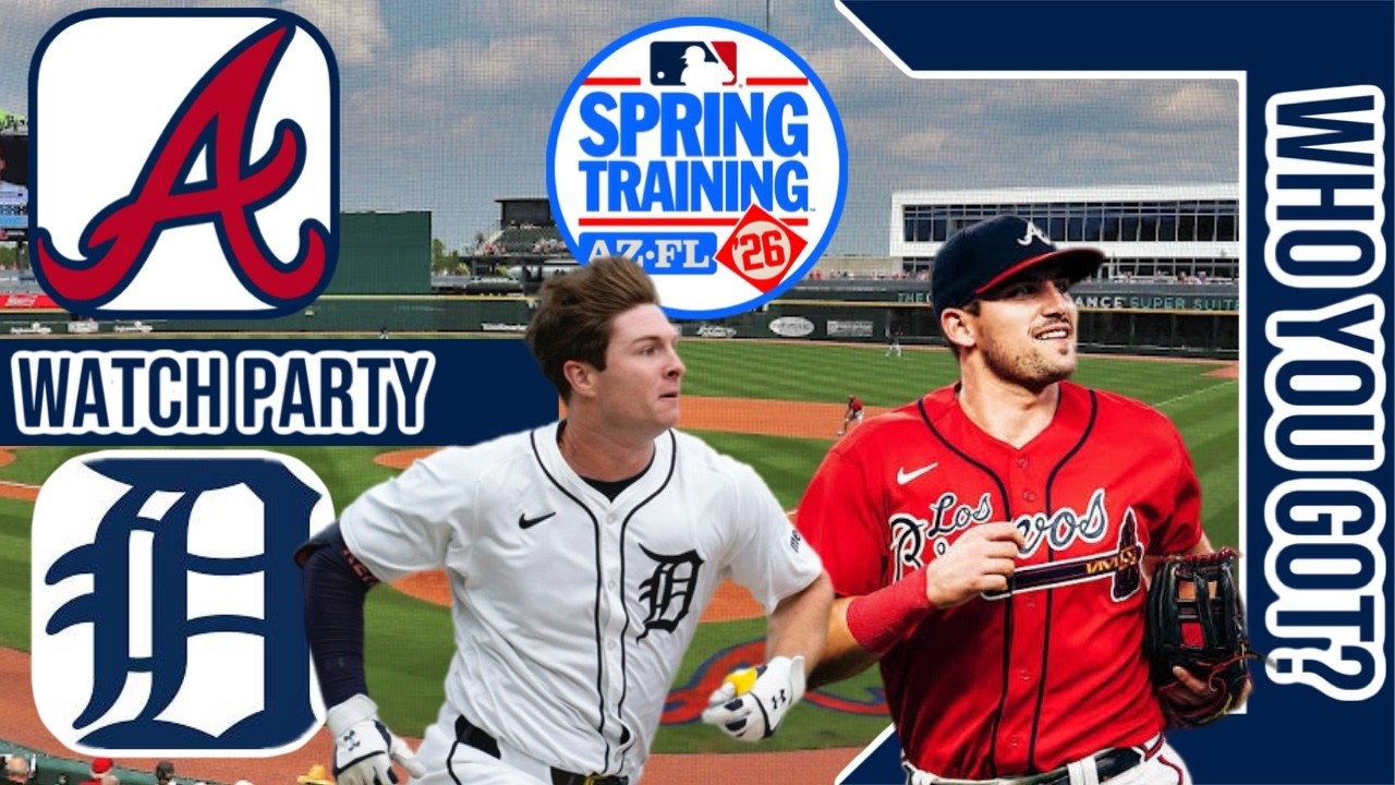 Atlanta Braves vs Detroit Tigers | Live Play by Play Stream | Spring Training | #mlb 3-2-25 ⚾🔥
