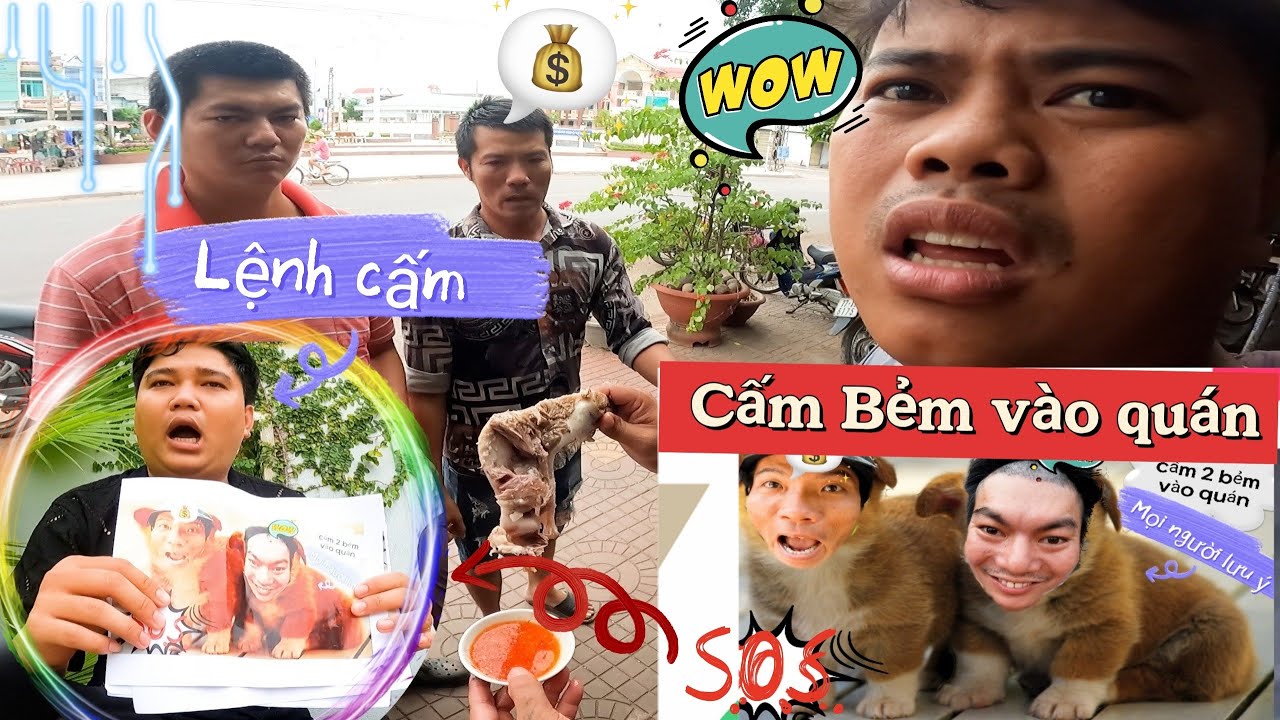 Phúc Thiết quảng cáo Quán Vịt không cho Quốc Bẻm,Cậu 7Gà ăn ?