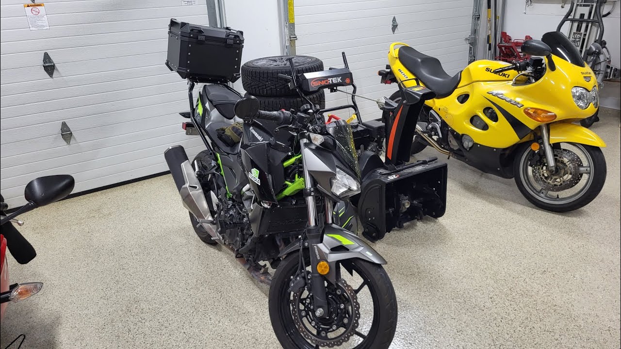 z400/ninja 400 amazon luggage rack/storage rack how to install