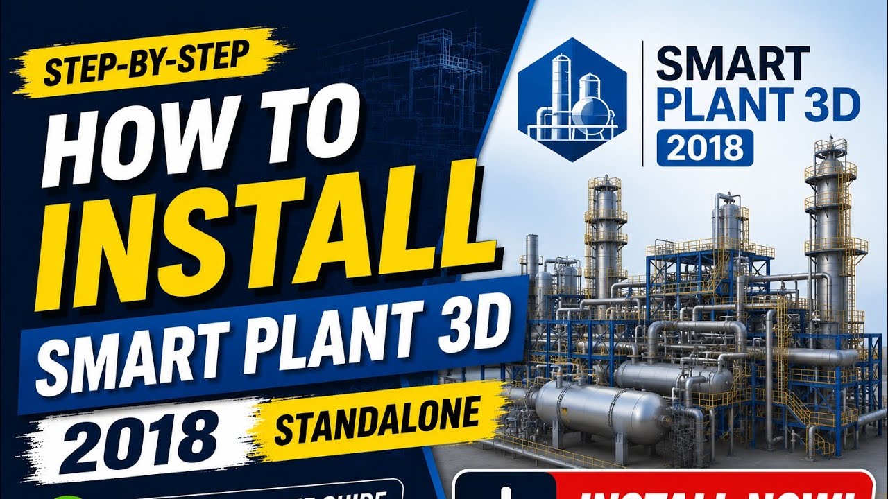How to install Smart Plant 3D 2018 (SP3D V2018)