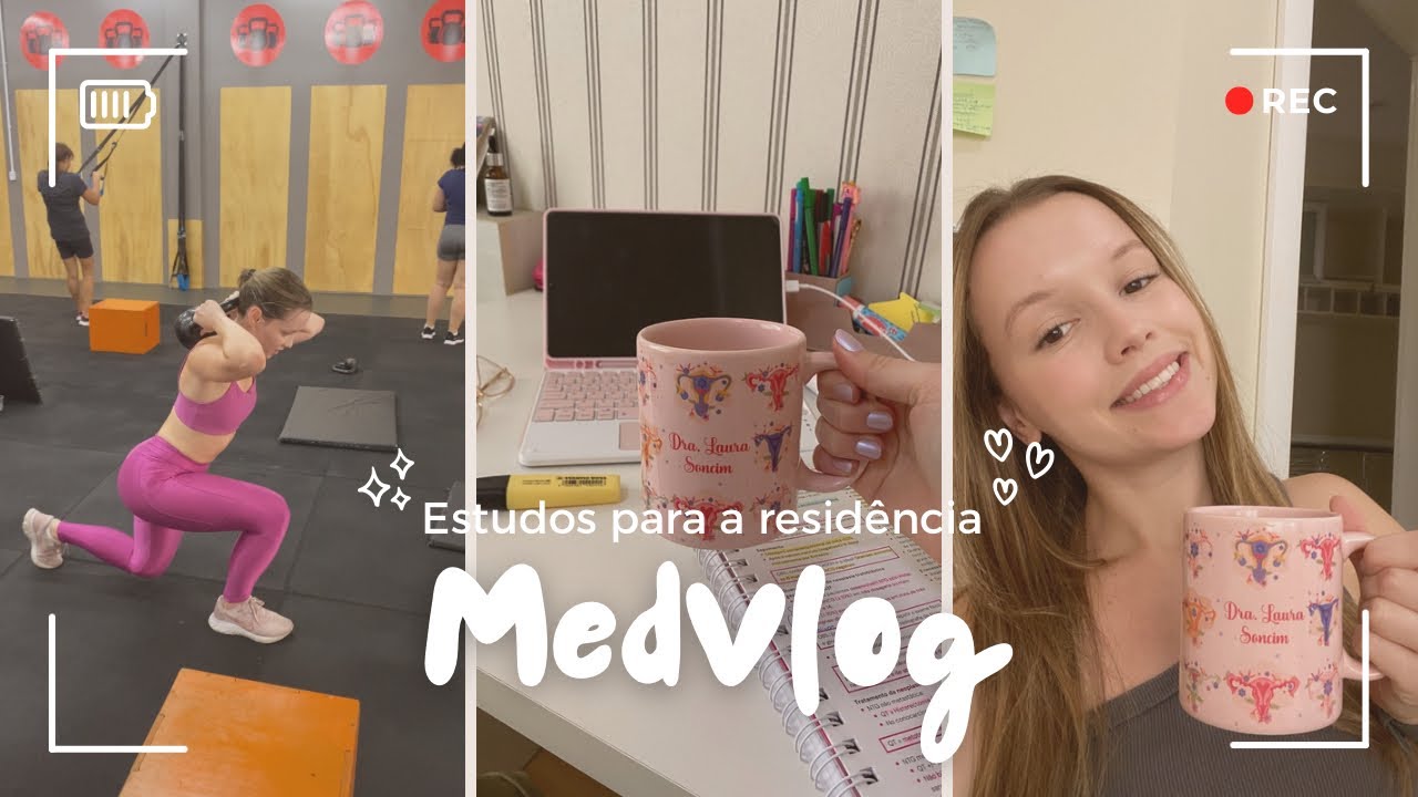 MEDVLOG: Um dia comigo sem estágio + estudando para a residência