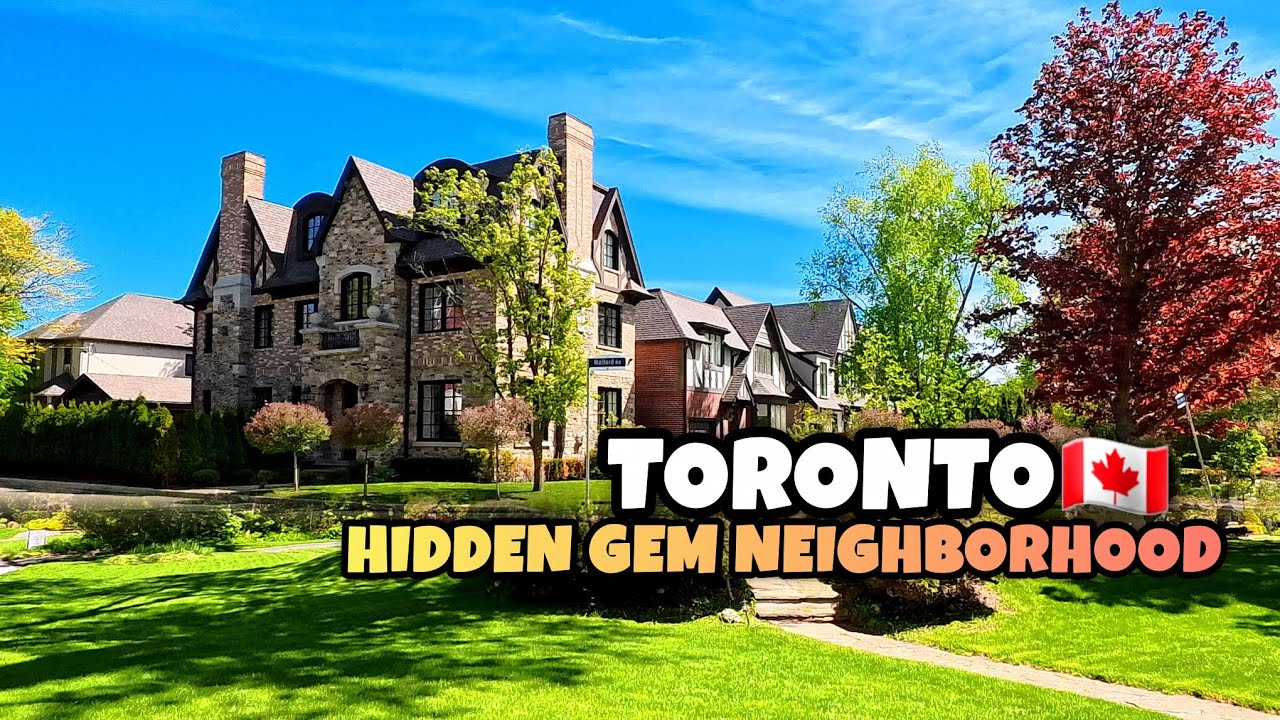 Toronto Hidden Gem Neighbourhood Walking Tour 2026 | Luxury Homes & Quiet Streets 4K