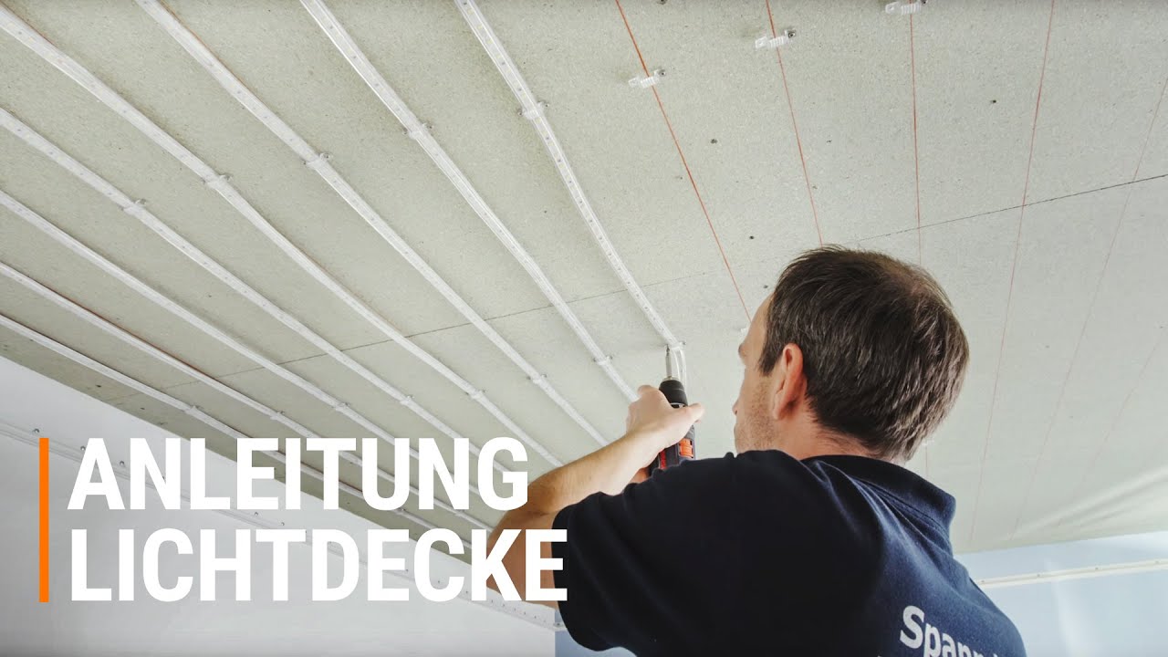 Montageanleitung Lichtdecke