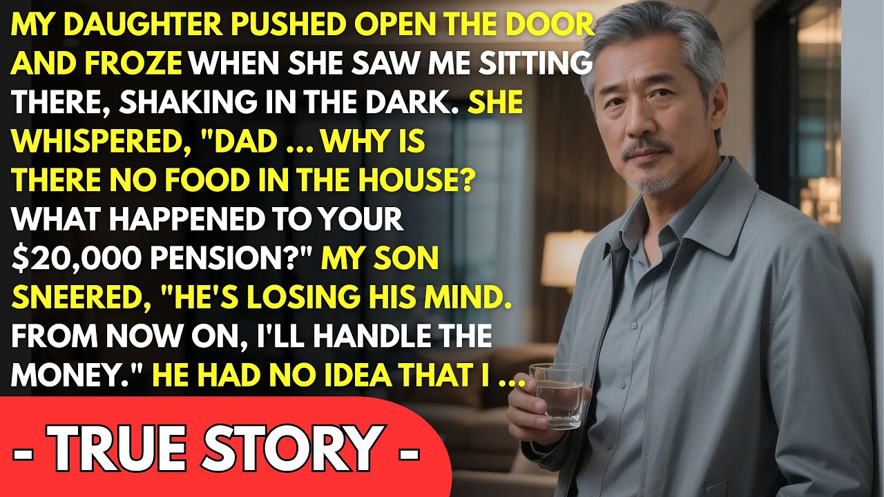 My Daughter Walked Into My Dark House — “Dad, Why Is There No Food  You Get $20,000 a Month ”