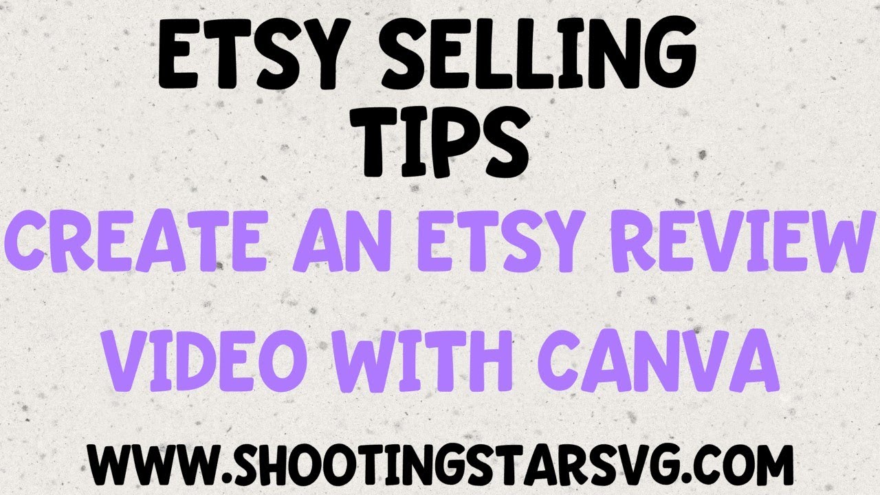 How to Create an Etsy Listing Video with Canva - Etsy Video Listing Example - Increase Sales on Etsy