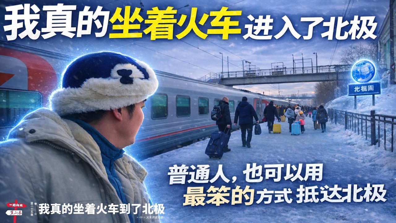 【火车开进北极】[第二十五集]「我真的坐着火车到了北极」｜普通人也可以用最笨的方式抵达北极｜感谢您一路的支持【Sean的世界TV】频道，欢迎加入我的会员频道！