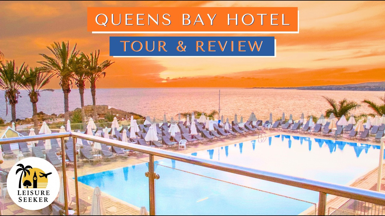 🇬🇷 Queen's Bay Hotel Paphos - Peaceful Beachfront Stay In Cyprus, Greece.