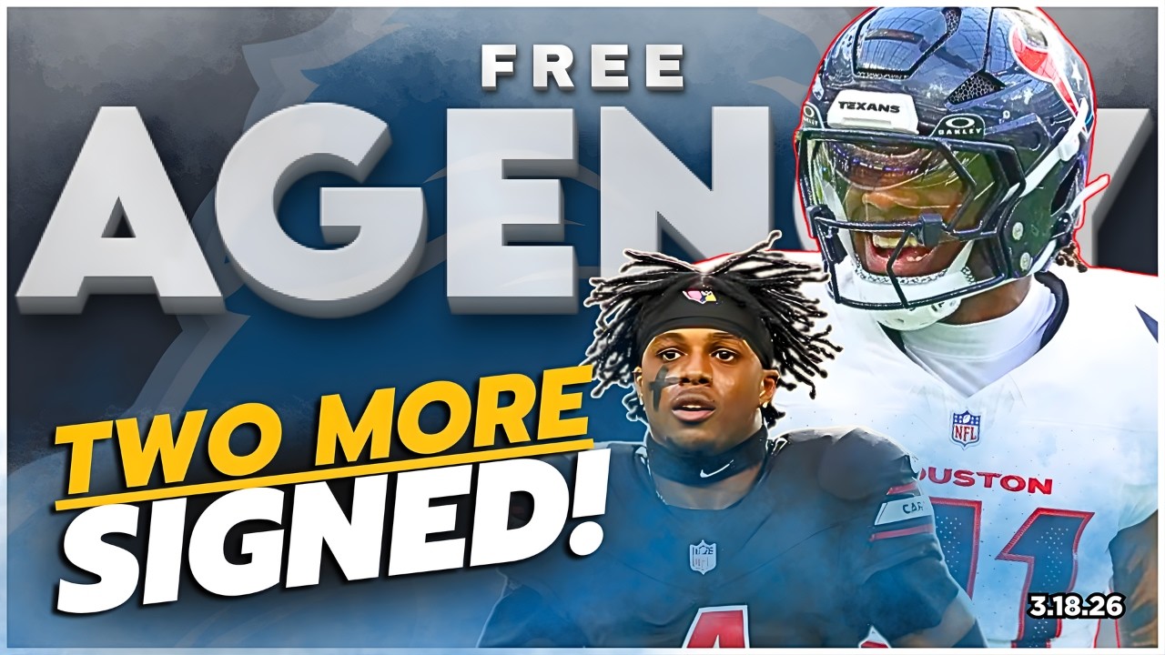 LATEST REPORT: Detroit Lions SIGN A Pair Of IMPORTANT Free Agents!