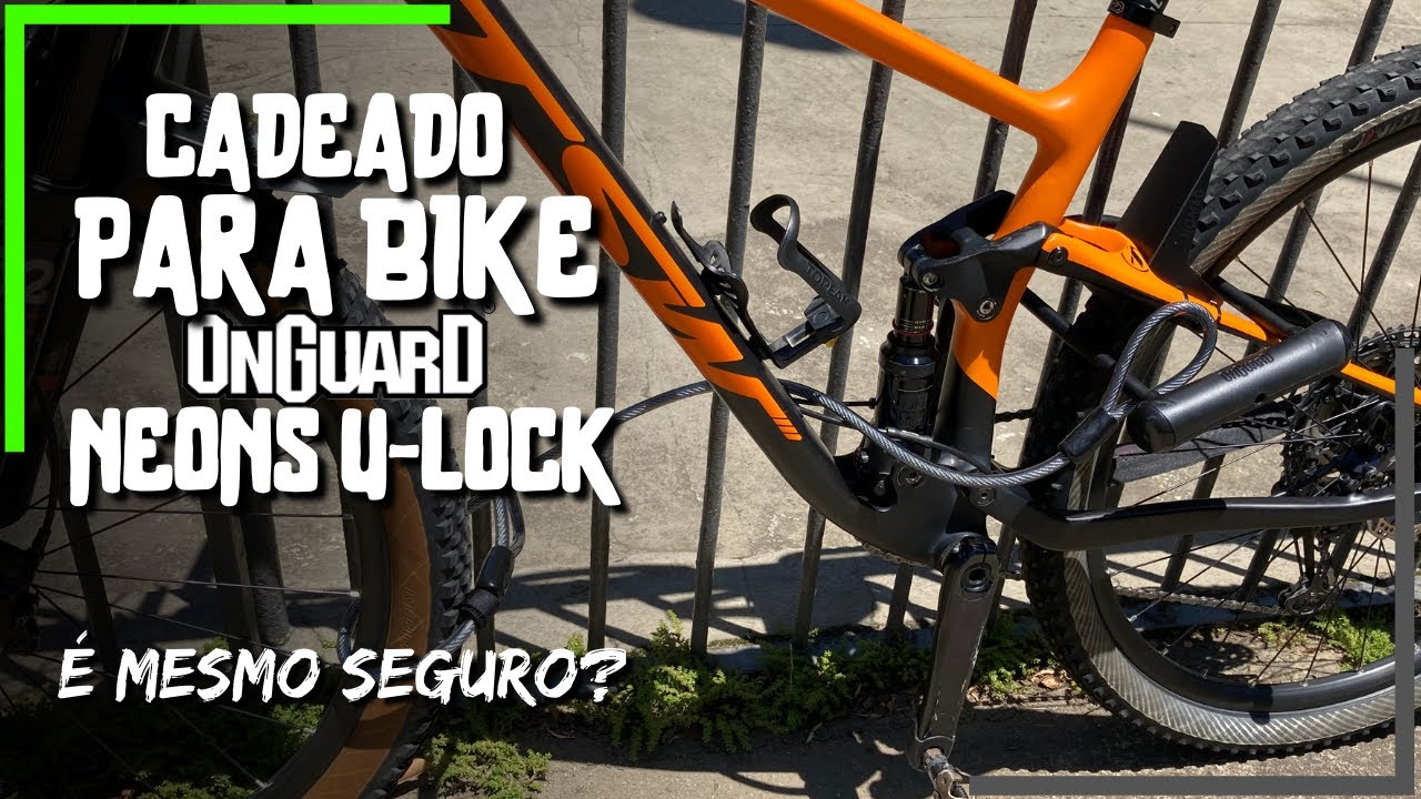 CADEADO BIKE ONGUARD U-LOCK - COMO UTILIZAR CORRETAMENTE
