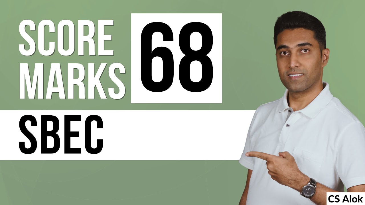 Get Extra Marks in CS Executive Exams : SBEC Analysis of Answer Sheet to Score 68 Marks