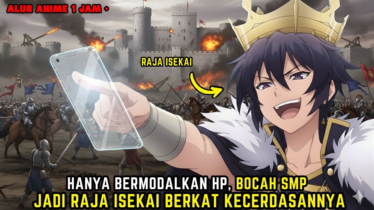 Hanya Bermodalkan HP Modern,  Bocah ini Malah Jadi Raja Isekai