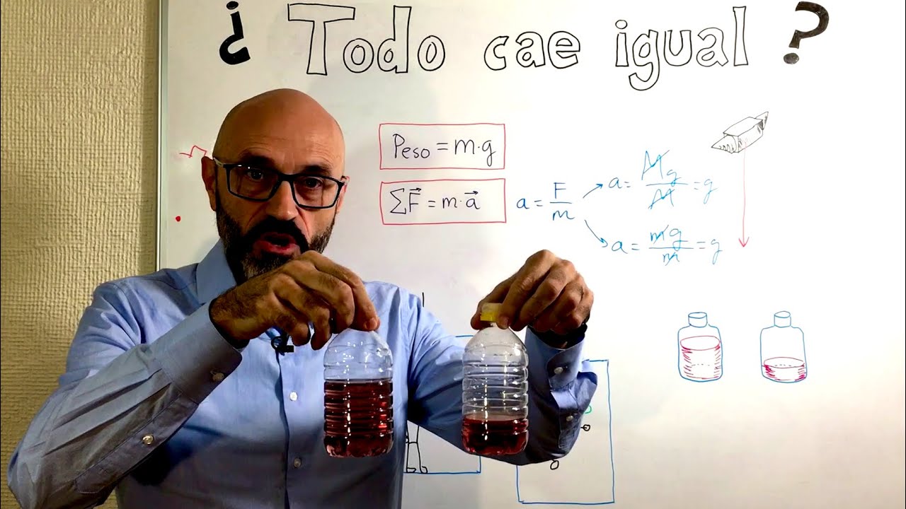 ¿Todos los cuerpos caen con la misma aceleración? ¿De verdad los cuerpos pesados no caen más rápido?