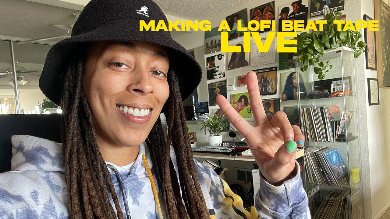 making a lofi beat tape LIVE