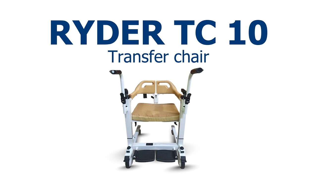 Ryder TC 10 | Steel Height Adjustable Commode Transfer Chair | Karma Silverlife