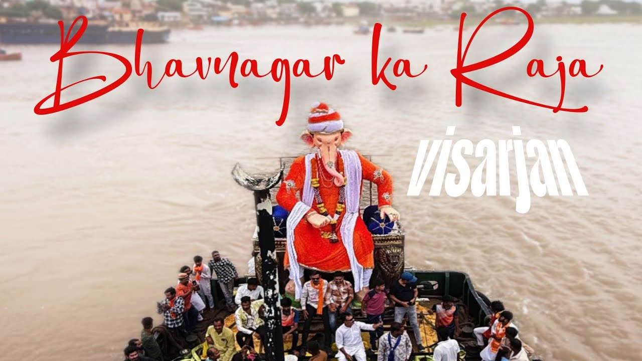 Bhavnagar ka Raja visarjan 🙏 Miss you Ganpati 🥺