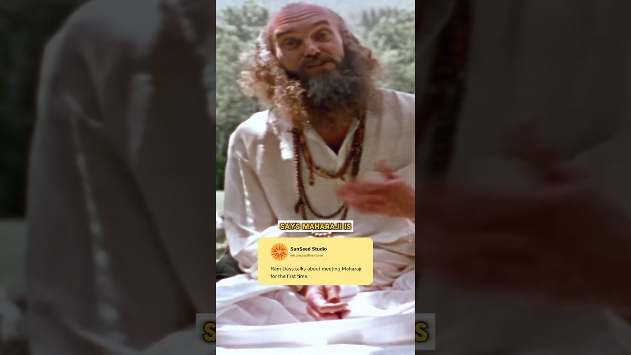 Ram Dass meeting Maharaji for the first time 🌟 Clip from Sunseed the Journey Documentary.