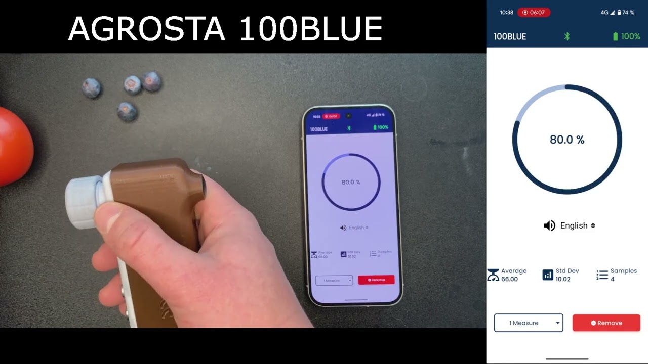 Durofel Fruit Firmness Tester AGROSTA 100BLUE