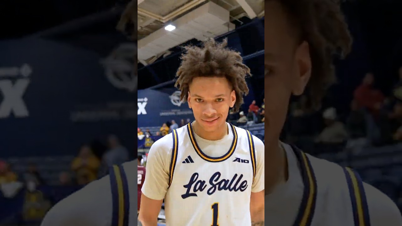 TRUE Freshman Ashton Walker showing his impact for La Salle.16 PTS | 7 REB | 4 AST 🔥
