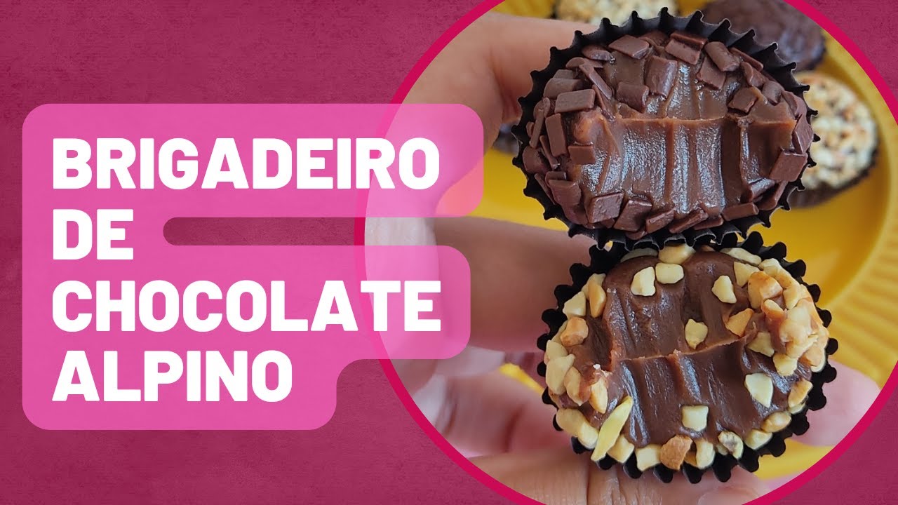 BRIGADEIRO DE CHOCOLATE ALPINO