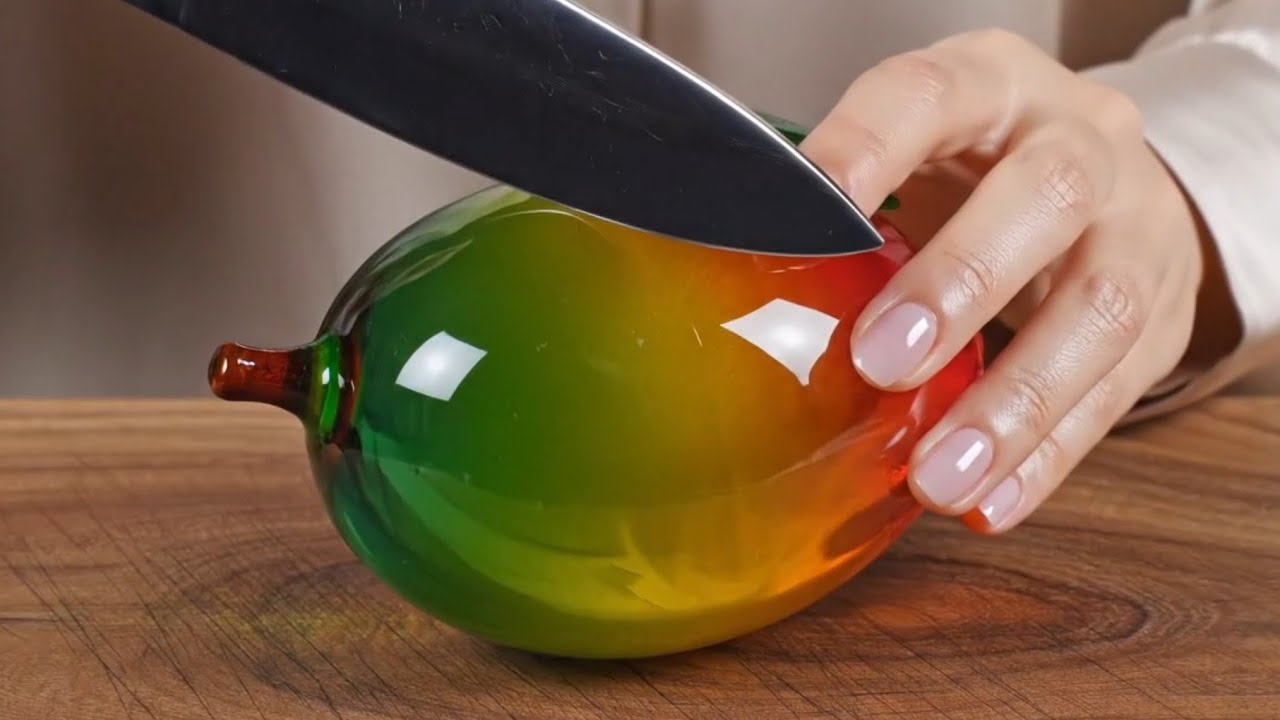 Glass fruit cutting compilation ❤️ subscribe ❤️