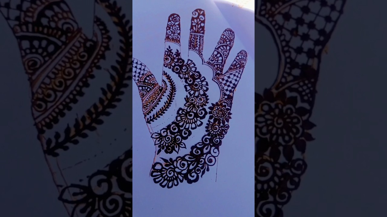 ||Minimal front hand Mehndi design|| ||Quick and easy|| 