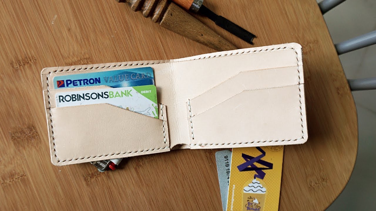 Making a Leather Billfold Wallet｜free PDF pattern