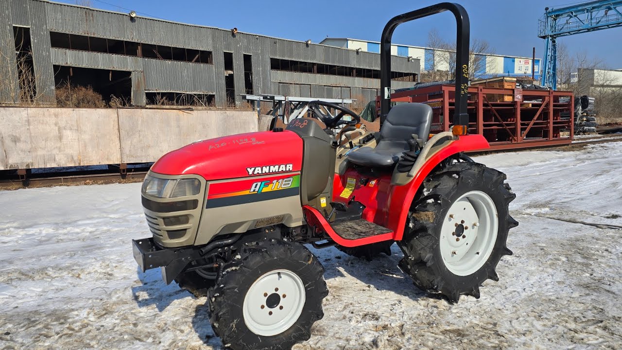 YANMAR AF118 4WD, ГУР, МКПП, АВТО ГЛУБИНА-ГОРИЗОНТ, БЫСТРЫЙ РАЗВОРОТ, ВО ВЛАДИВОСТОКЕ 