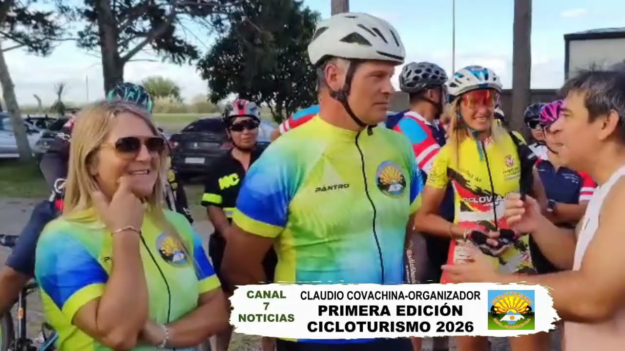 PRIMER DÍA DE CICLOTURISMO EN GRAL ARENALES SÁBADO 28 DE FEBRERO APERTURA EN COMPLEJO LA SALADA