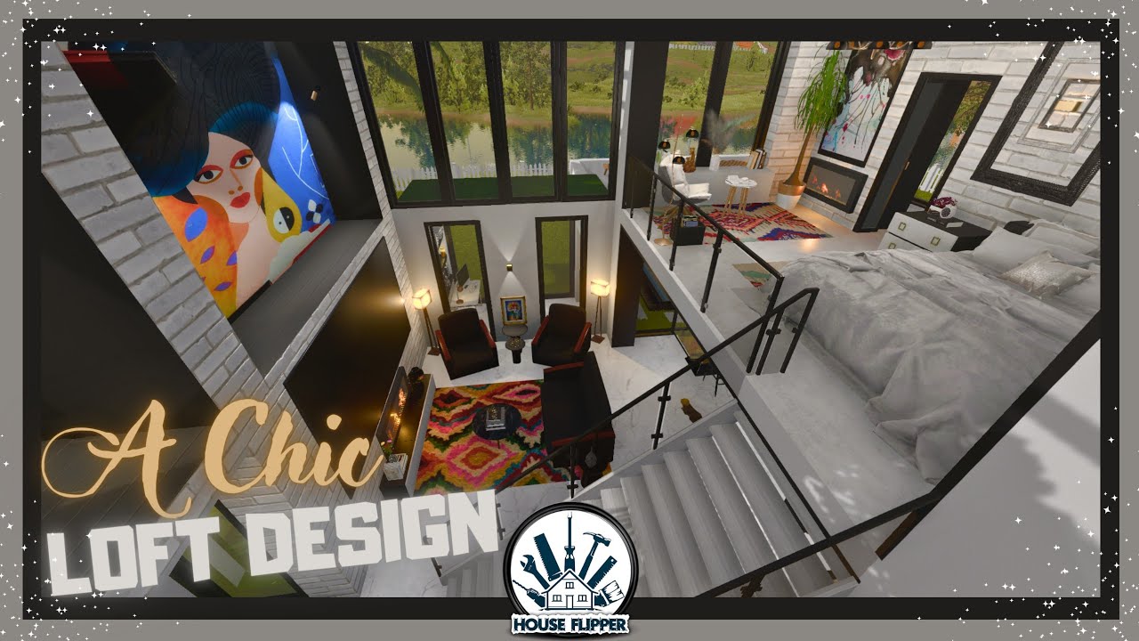 HOUSE FLIPPER | Building a Modern Loft With a Chic Design| Step By Step & Tour
