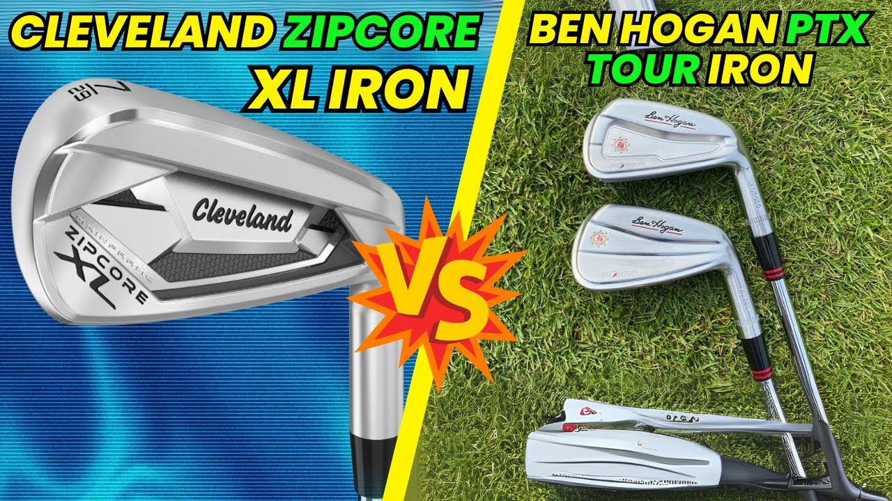 Cleveland ZipCore XL Iron VS Ben Hogan PTX Tour Iron Review AND COMPARISON