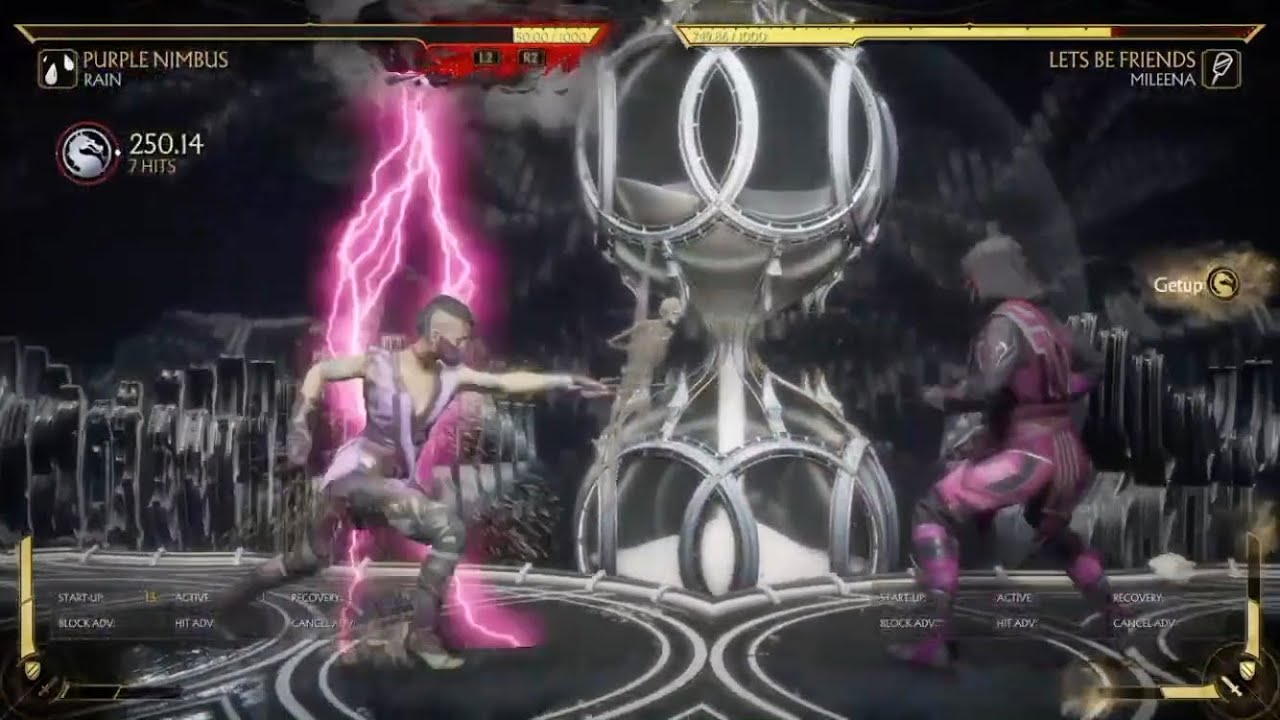 PRO RAIN LIGHTNING SETUPS!!! Mortal Kombat 11 Ultimate Rain (Purple Rain) Gameplay Advanced Combos!