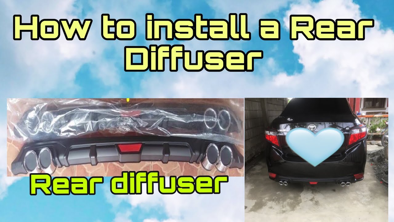 How to Install a Rear Diffuser (Super Easy) | DIY