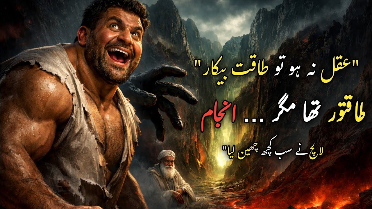 Aik taqatwar aur bewaqof admi ki khani | lalach bori blaa ha | Tahreer e Qlam 