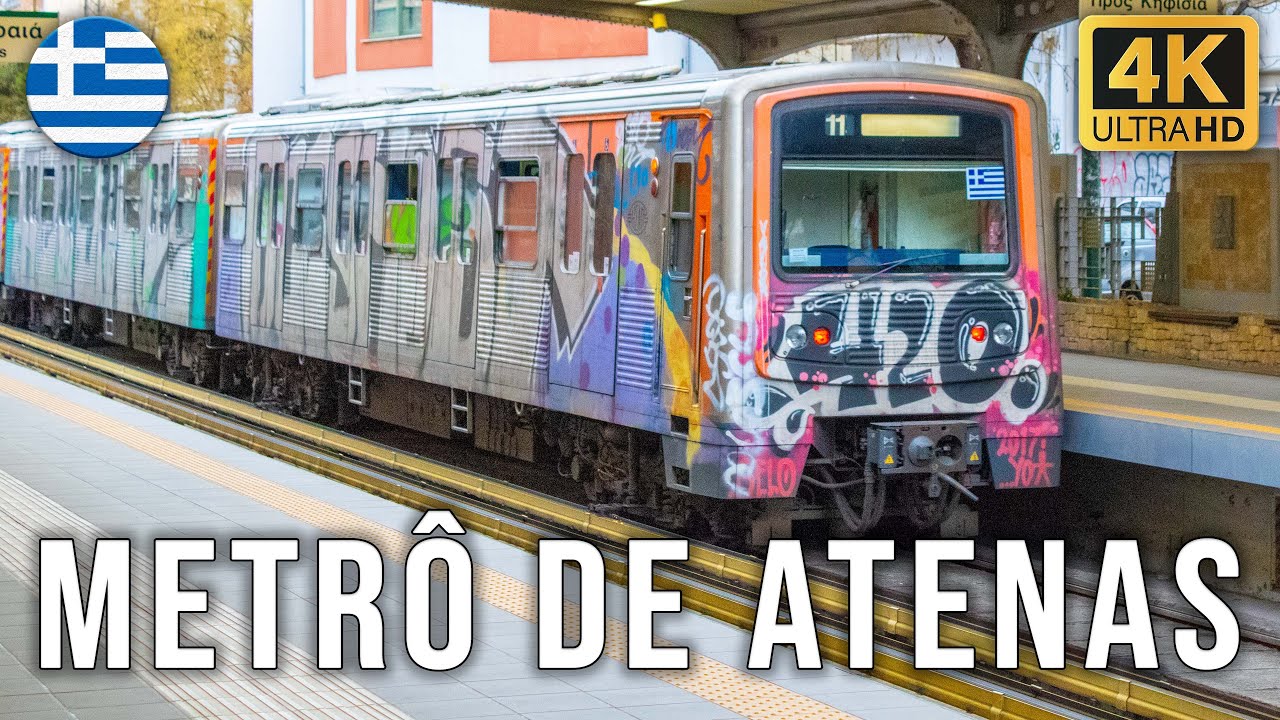 Metrô de Atenas/Grécia