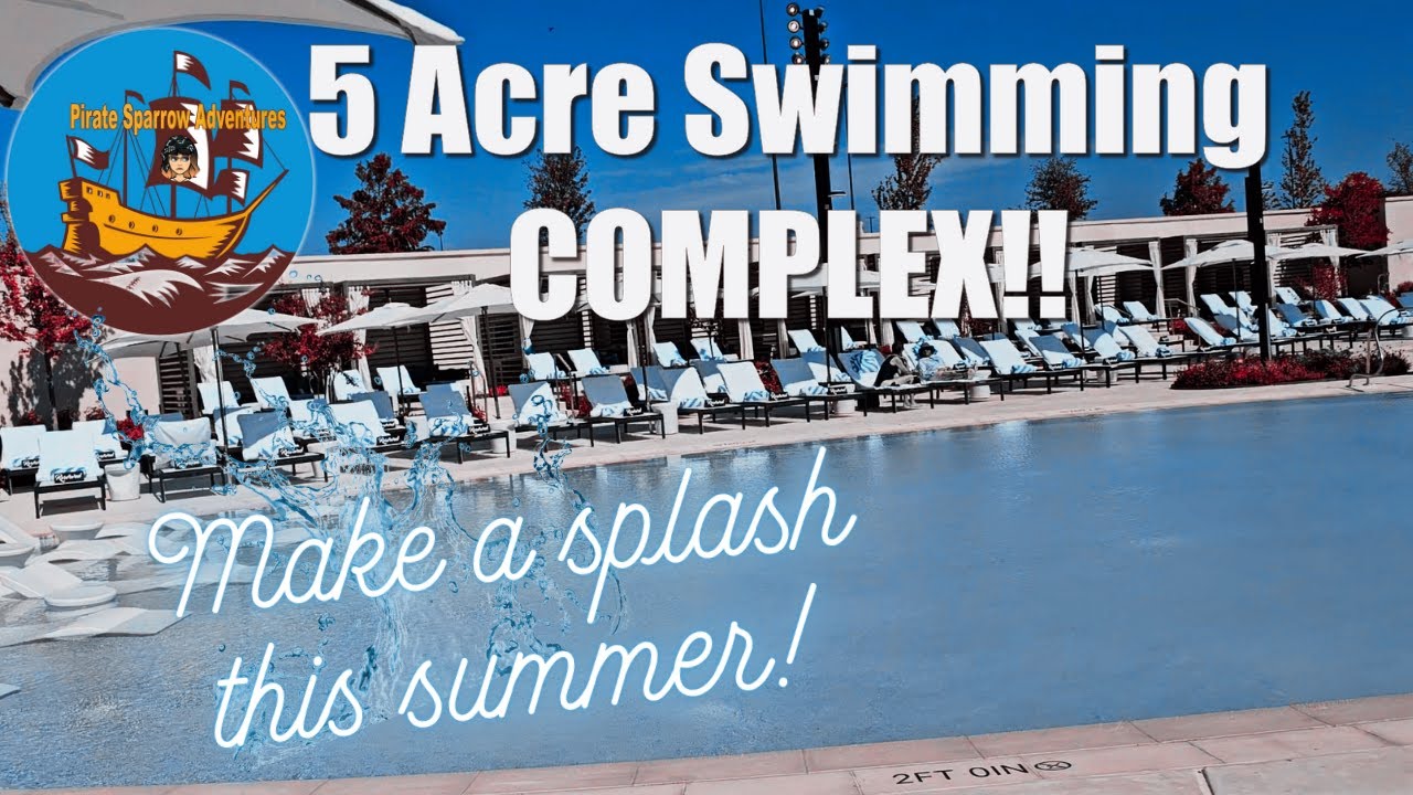 Come Tour WinStar  Cascades Pool Complex Amazing 5 acre POOL Experience!!