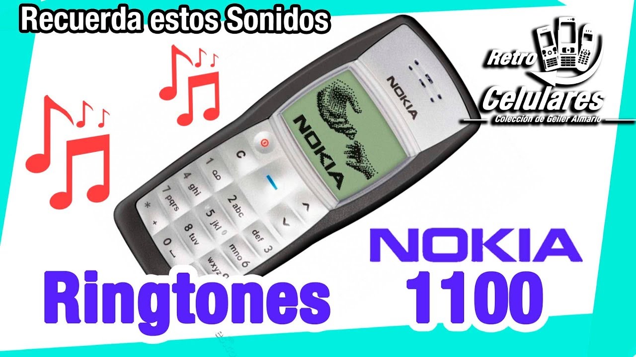 Ringtones NOKIA 1100 & Juego de Luces RETRO CELULARES de antes 4K