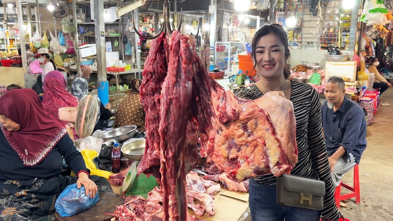 Market show: Buy beef and cooking | Beef recipe | Homestyle cooking