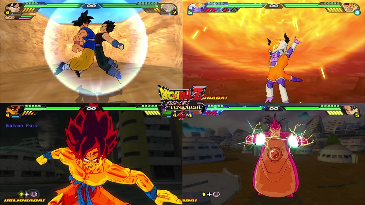 DRAGON BALL Z BUDOKAI TENKAICHI 3 MODS VERSION LATINO ISO GT | TODOS LOS ATAQUES Y TRANSFORMACIONES