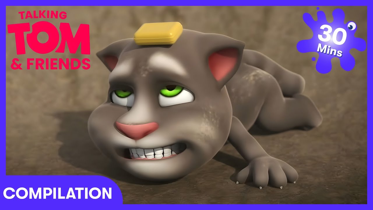Talking Tom - Mandi Busa Gila! | WildBrain Anak-Anak | WildBrain Anak-Anak
