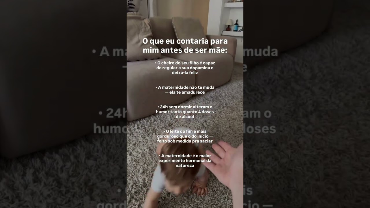 🌙 O que eu gostaria de ouvir antes de ser m&atilde;e cansada