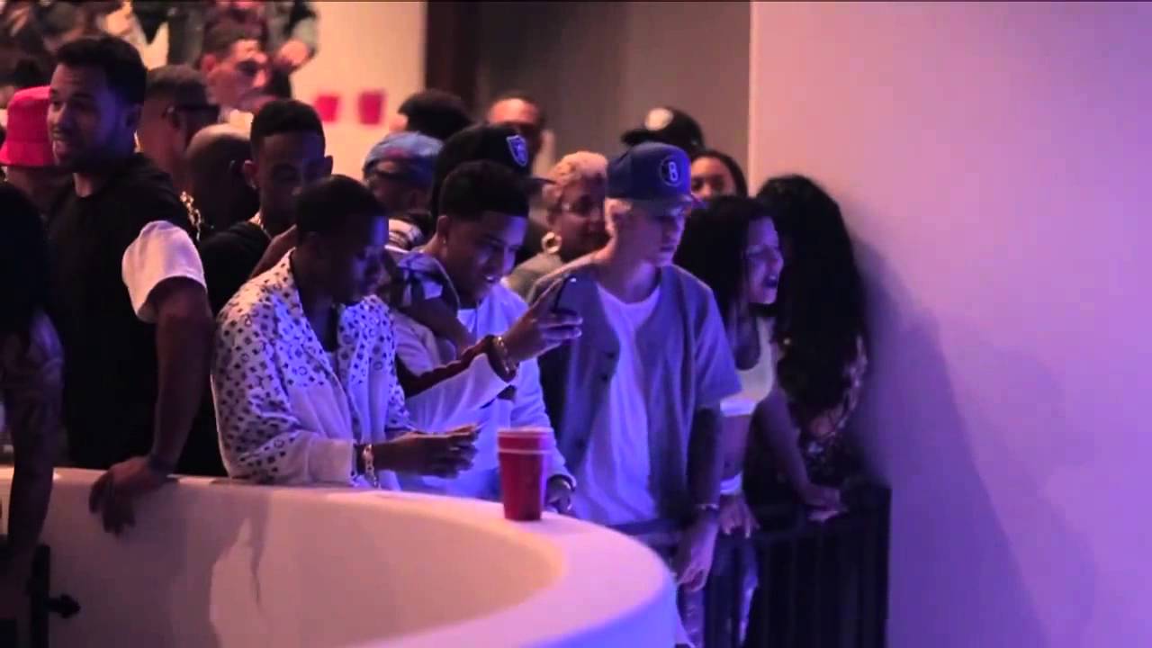Justin Bieber at Justin Combs' 21st birthday party in Los Angeles, California (January 17, 2015)