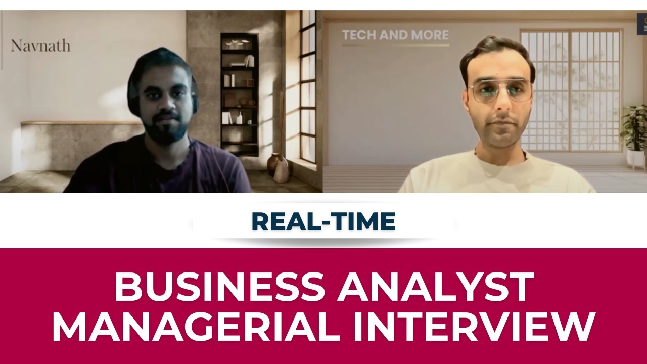 Business Analyst Managerial Round Mock Interview | Crack Salesforce BA Interviews #mockinterview