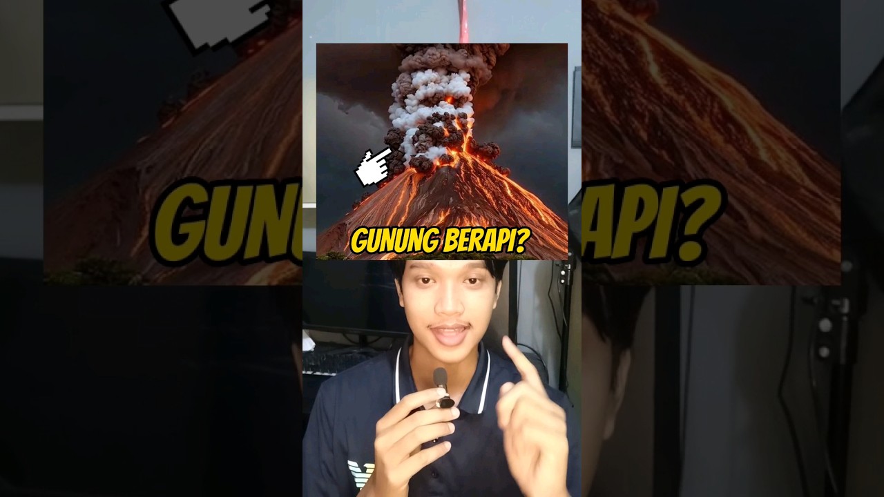 Gunung Merapi Meletus #opticalillusion #tebakgambar  #pramanadian