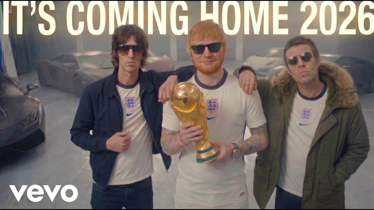 It's Coming Home🏆 Ed x Oasis x The Verve | World Cup Song 🎵 (New 2026)